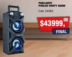 Maxiconsumo Philco parlante party oferta