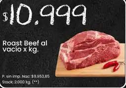 Changomas Beef roast al vacío oferta