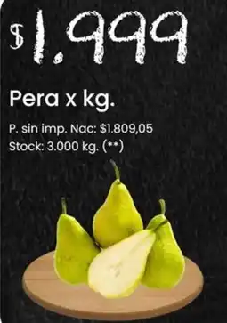 Changomas Pera oferta