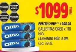 Supermercados Yaguar Oreo galletitas oferta