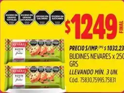 Supermercados Yaguar Nevares budines oferta