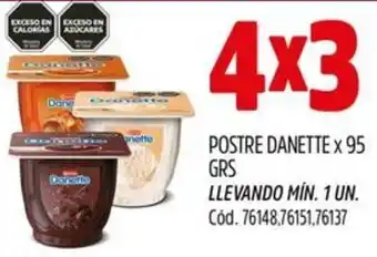 Supermercados Yaguar Danette postre oferta