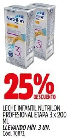 Supermercados Yaguar Nutrilon leche infantil profesional etapa 3 oferta