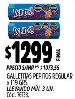 Supermercados Yaguar Pepitos galletitas regular oferta