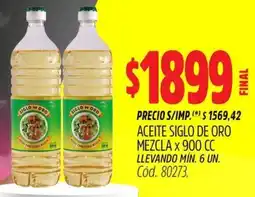 Supermercados Yaguar Aceite siglo de oro mezcla oferta