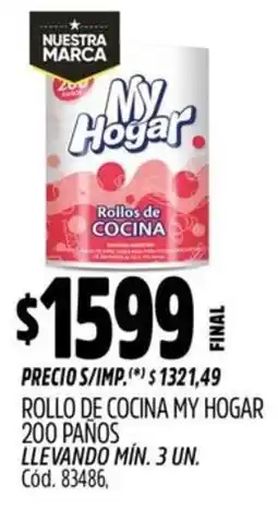 Supermercados Yaguar My hogar rollo de cocina oferta