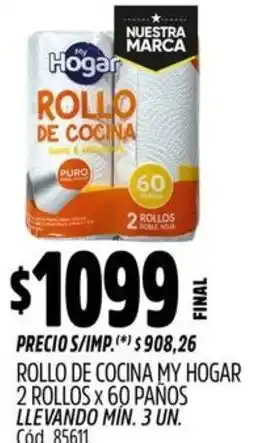Supermercados Yaguar My hogar rollo de cocina oferta