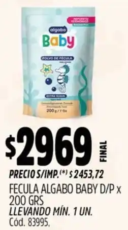 Supermercados Yaguar Algabo baby fecula d/p oferta