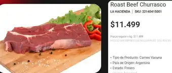 Roast beef churrasco