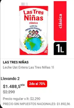 Disco Las tres niñas leche uat entera oferta