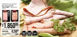 La Anonima Zur linde salchichón con jamón/ primavera feteado oferta