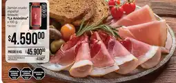 La Anonima La anónima jamón crudo español feteado oferta