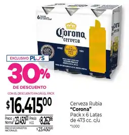 La Anonima Corona cerveza rubia oferta