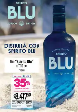 La Anonima Spirito blu gin oferta