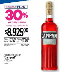 La Anonima Campari aperitivo bitter oferta