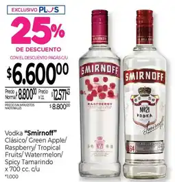 La Anonima Smirnoff vodka oferta