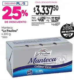 La Anonima La paulina manteca oferta