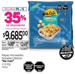 La Anonima Mc Cain papas horneables noisette clásicas oferta