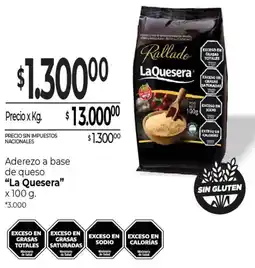 La Anonima La quesera aderezo a base de queso oferta