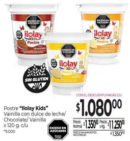 La Anonima Ilolay kids postre oferta