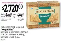La Anonima Hogareñas galletitas oferta