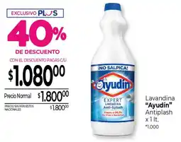 La Anonima Ayudín lavandina antiplash oferta