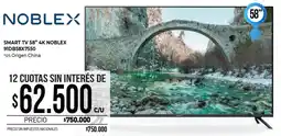 La Anonima Noblex smart tv 58" oferta