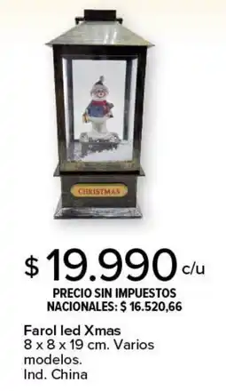Carrefour Farol led xmas oferta