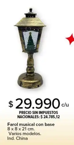 Carrefour Farol musical con base oferta