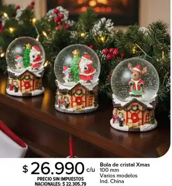 Carrefour Bola de cristal xmas oferta