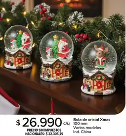 Carrefour Bola de cristal xmas oferta