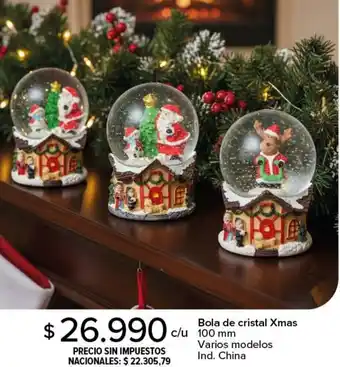 Carrefour Bola de cristal xmas oferta