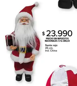 Carrefour Santa rojo oferta