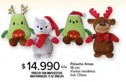 Carrefour Peluche xmas oferta