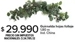 Carrefour Guirnalda hojas follaje oferta