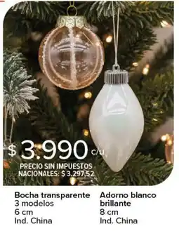 Carrefour Bocha transparente 3 modelos oferta