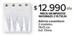 Carrefour Adorno carambano 2 modelos oferta