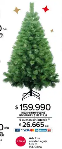 Carrefour Árbol de navidad aguja oferta