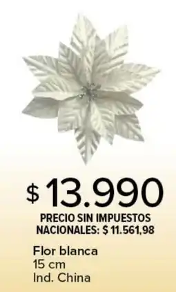 Carrefour Flor blanca oferta