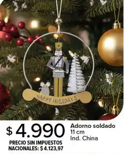 Carrefour Adorno soldado oferta