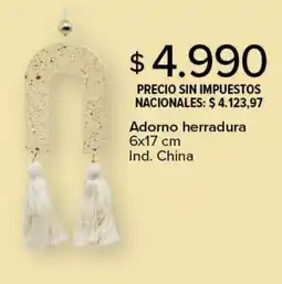 Carrefour Adorno herradura oferta