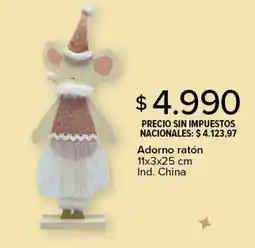 Carrefour Adorno ratón oferta