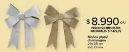 Carrefour Moños plata/ champagne oferta
