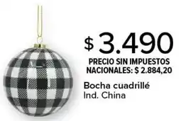 Carrefour Bocha cuadrillé oferta