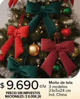 Carrefour Moño de tela 3 modelos oferta