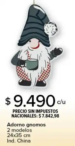 Carrefour Adorno gnomos 2 modelos oferta