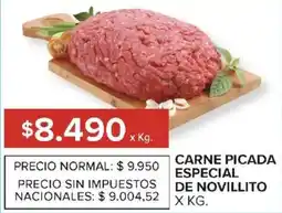 Carrefour Carne picada especial de novillito oferta