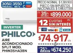 Carrefour Philco aire acondicionado split oferta