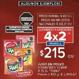 Carrefour Tang jugo en polvo v/sabores sobre oferta