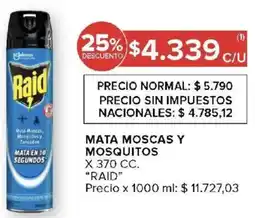 Carrefour Raid mata moscas y mosquitos oferta